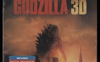 Godzilla (2013) Blu-ray 3D + Blu-ray (UUSI)