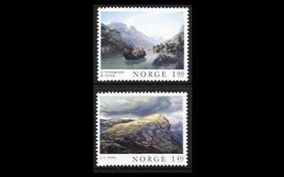 Norja 681-2 ** Norjan maalaustaiteen klassikkoja (1974)