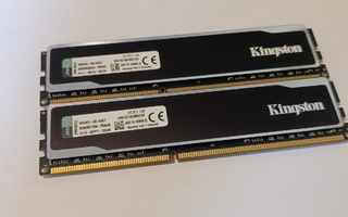 16GB (2x8GB) DDR3 1600MHZ Kingston hyperX