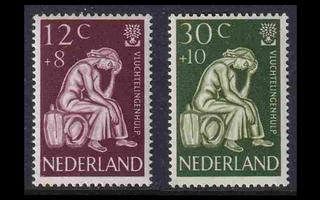 Alankomaat 744-5 ** Pakolaisvuosi (1960)