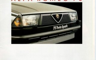Alfa Romeo 75 -esite 1988