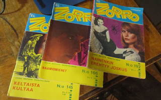 El Zorro 3 kpl 1971/2 1972/12 1975/2