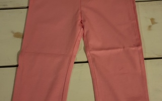 UUDET vaaleanpunaiset vajaamittaiset leggingsit, 128 cm