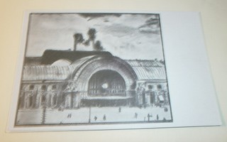 Viipuri, Rautatieasema, vanha mv  piirrospk, ei kulk.