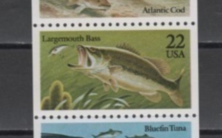 (S1890) USA, 1986 (Fish). Mi ## 1792-1796. MNH**