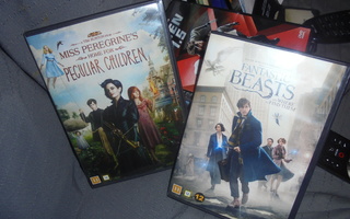 DVD x 2kpl Fantastic Beast & Miss Peregrines