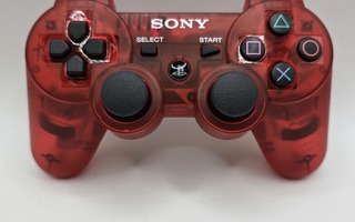 Ps3 ohjain [Clear Crystal Cosmic Red]