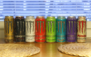 Monster Energy Drink Zero Sugar tyhjät keräilytölkit 8 kpl