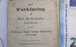 VANHA VIhko Martin Luther Lilla Cateches Helsingfors 1850