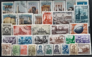CCCP NEUVOSTOLIITTO 1920-40 luku postimerkkejä */o 34 kpl