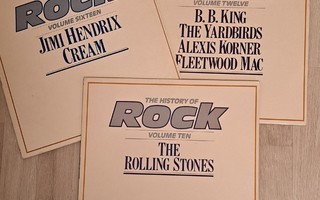 History of Rock vol 10 & 12 & 16   LP