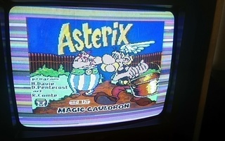 C64/128 peli: Asterix and the magic cauldron