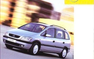 Opel Zafira -esite, 2002