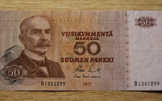 50 mk seteli 1977 Suomi, Ståhlberg