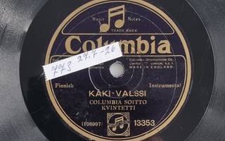 Savikiekko 1926 - Columbia soitto-kvintetti - Columbia 13353