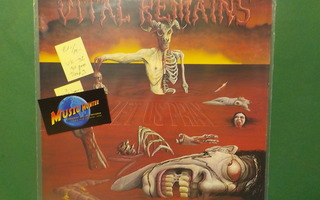 VITAL REMAINS - LET US PRAY - EX- / M-  UK - 1992  LP 