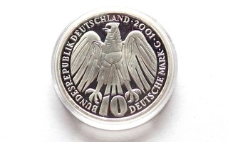 10 Deutsche mark 2001 PROOF (15.5 g 925H)