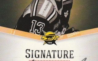 2012/13 Cardset Signature Jesse Mankinen , Saipa