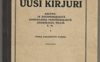 K. Terho: Uusi kirjuri (1915), asiakirjamalleja
