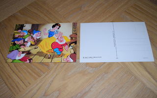 postikortti Disney lumikki ja seitsemän kääpiötä