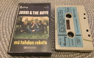 JUSSI & THE BOYS: MÄ TAHDON ROKATA  C-kasetti