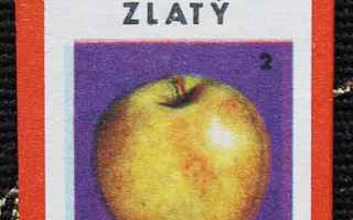 * Vanha tsekkiläinen omenamainos magneettina * 50/60-luku