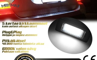 BMW kirkkaat LED Rekkarivalot ; Luksusvalkoinen