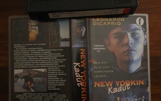 New yorkin kadut Dicaprio vhs