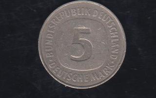 5 Deutschemark 1975 J