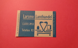 TT-etiketti Larsmo Lanthandel