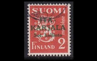 IK_10 o Itä-Karjala 2mk vihreä lisäp (1941)