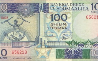 Somalia 100 sh 1986