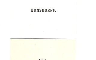 Eduskunta, äänestyskortti, Elsa Bondorff, 1930-lukua.