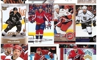 12 x JUSTIN WILLIAMS Flyers, Kings, Capitals, Hurricanes