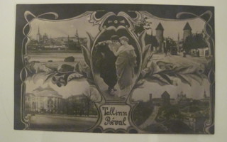 VANHA Postikortti Eesti Tallinna Tallinn 1900-luku