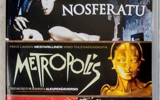 NOSFERATU / METROPOLIS / POTEMKIN – 3 x Suomi-DVD - box 2010