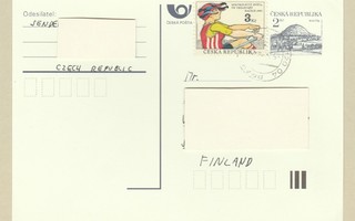 Soutuaiheinen tšekkiläinen postimerkki