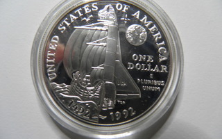 USA 1 hopeadollari v. 1992 Columbus