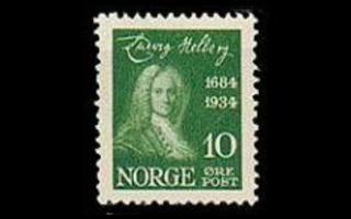 Norja 168 ** Ludvig Holberg 10 öre (1934)