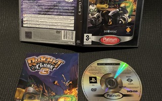 Ratchet & Clank 3 Platinum - Nordic PS2 CiB