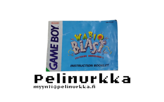 Wario Blast -pelin ohjekirja - Gameboy