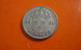Ruotsi 50 öre hopeaa - 1931