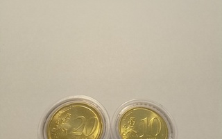 Suomi  10 cent ja 20 cent 2014 unc