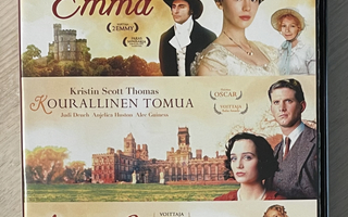 Kourallinen tomua / Emma / Jane Eyre (3DVD)