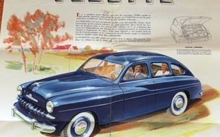 1949 Ford Vedette V8 esite - KUIN UUSI -