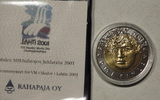 25mk Lahden MM-hiihtojen juhlaraha 2001