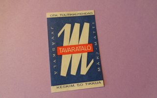 TT-etiketti M Tavaratalo, Jyväskylä