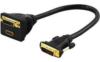 DVI-sovitin, Dual Link, DVI-D uros - DVI-D n ja HDMI n, 0.1m