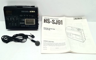 Aiwa SJ91 AI Digital FM Kasettisoitin (korjattavaksi)