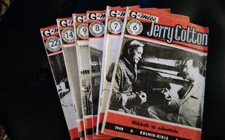 JERRY COTTON  6, 7, 8, 9, 14 ja 22 ---- 1968